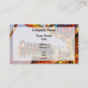 Cartão De Visita Vista aproximada da pista espacial