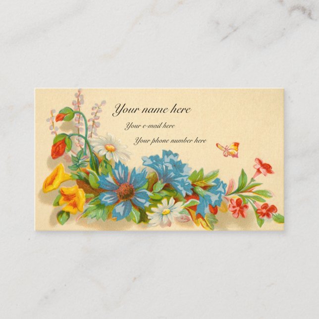 Cartão de visita vitoriano (Frente)