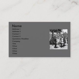 Cartão de visita vitoriano