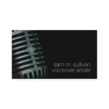 Voiceover Artiste Vintage Entretenimento com micro