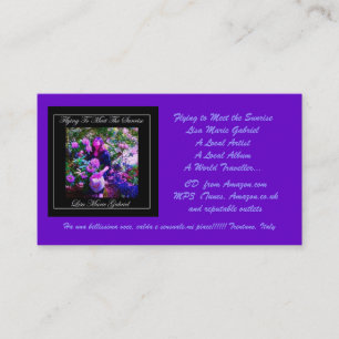 Cartão De Visita Voo para encontrar o nascer do sol