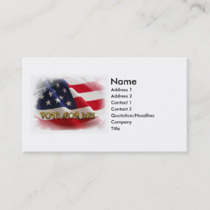 Cartão De Visita Voto para mim