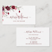 Watercolor Roses Monogram Black
