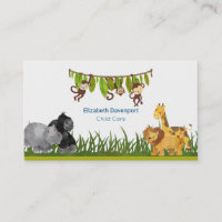 Watercolor Safari Jungle Animal Illustration