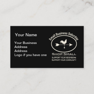 Cartão De Visita Weathervane do marfim de sábado da empresa de