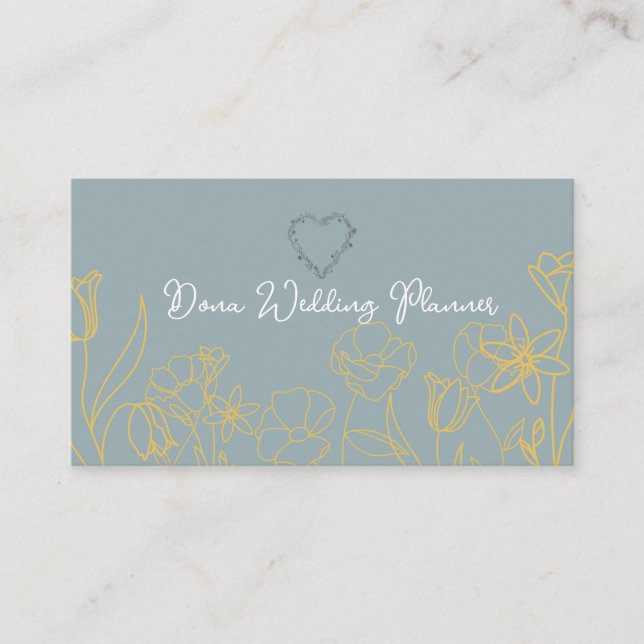 Cartão De Visita Wedding Planner Business Card  (Frente)