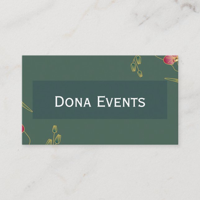 Cartão De Visita Wedding Planner Business Card  (Frente)
