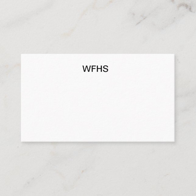 CARTÃO DE VISITA WFHS (Frente)