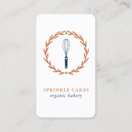 Cartão De Visita Whisk da padaria