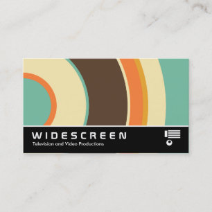 Cartão De Visita Widescreen 0428 - Círculo Colorido 02
