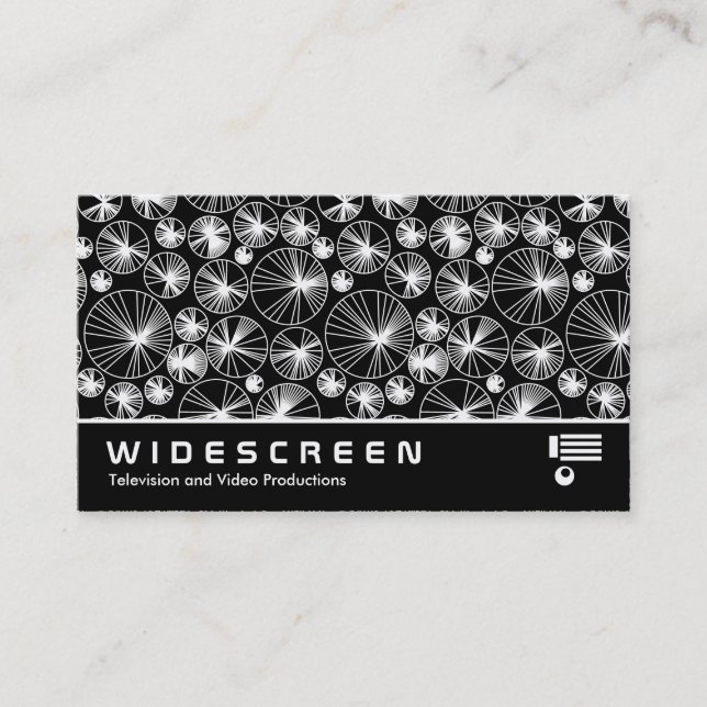 Cartão De Visita Widescreen 0468 - Ray Circles (Frente)