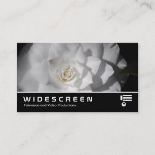 Cartão De Visita Widescreen 0472 - White Camellia
