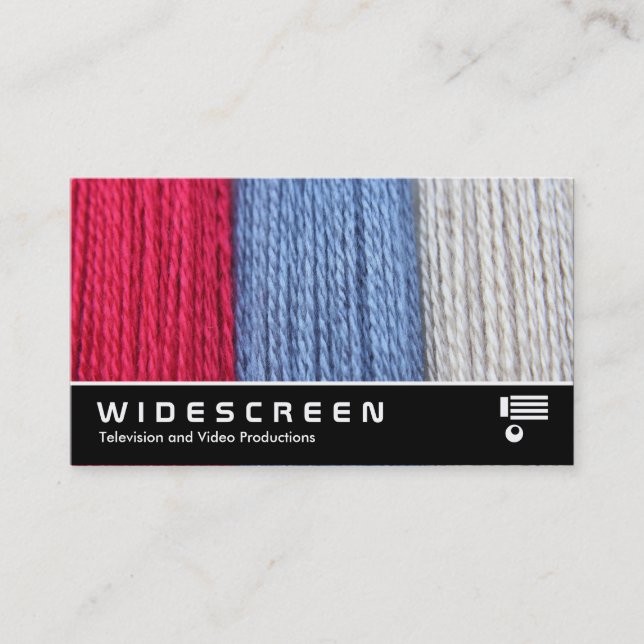 Cartão De Visita Widescreen 0478 - Thread Escuro (Frente)