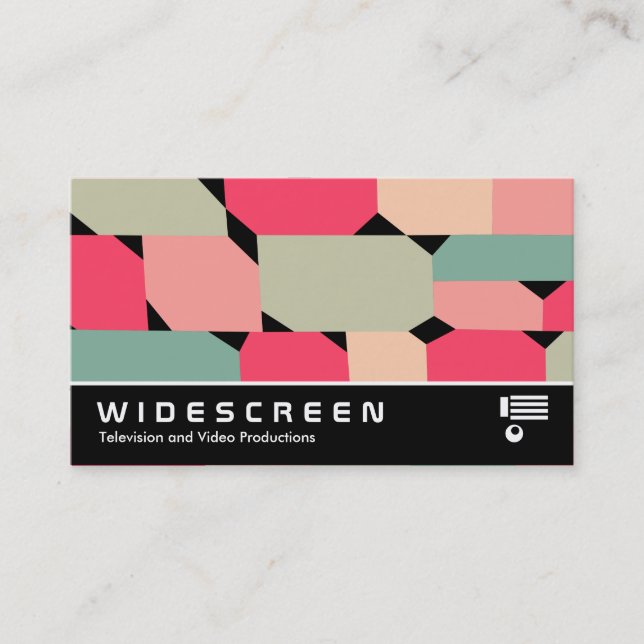 Cartão De Visita Widescreen 0493 - Abstrato 081214 (Frente)