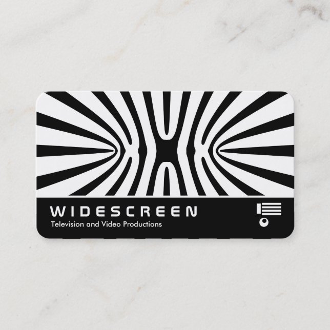 Cartão De Visita Widescreen 0536 - HC Fractal Abstrato 140717 (Frente)