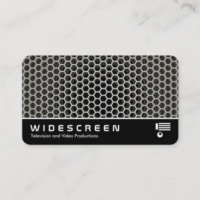 Cartão De Visita Widescreen 0541 - Honeycomb Warm (Frente)