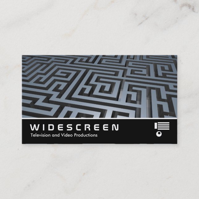 Cartão De Visita Widescreen 200 - Metal Maze (Frente)