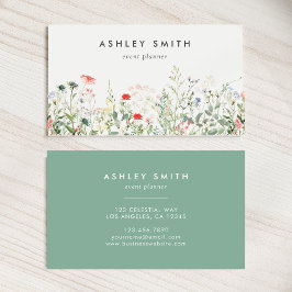 Cartão De Visita Wildflower Meadow