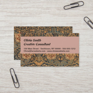 Cartão De Visita William Morris Honeysuckle Rich Wallpaper