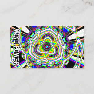 Cartão De Visita WIND POWER ( você pode mudar as palavras )