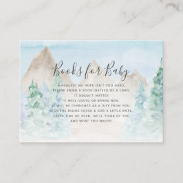 Cartão De Visita Woodland Animals Camping Books Boy Baby Enclosure