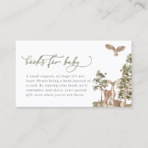 Woodland Baby Shower Books for Baby Shower