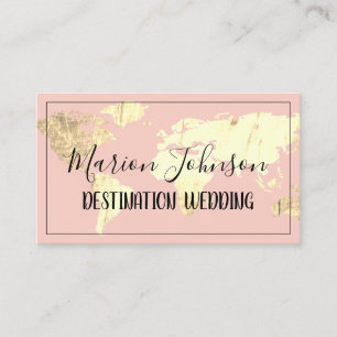 Cartão De Visita World Map Globe Map Agência de Viagem da Agência R