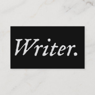 Cartão De Visita Writer Belight