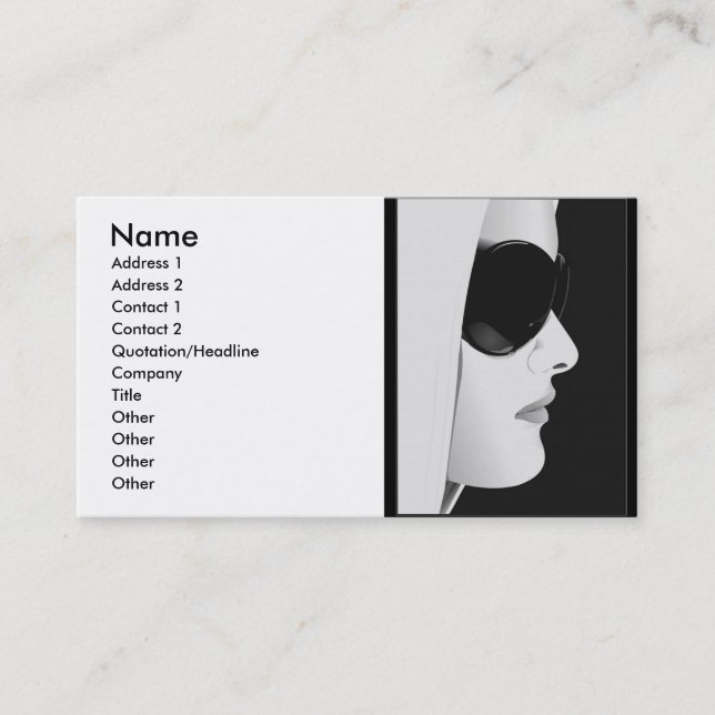 Cartão De Visita www.Garcya.us_Girls-1, Nome, Endereço 1, Endereço. (Frente)