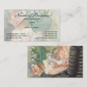 Cartão De Visita Xícara de Chá por Mary Cassatt