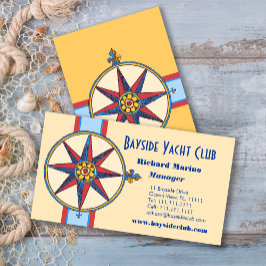 Cartão De Visita Yacht Club, Sailing Club, Marina, Compro Náutico