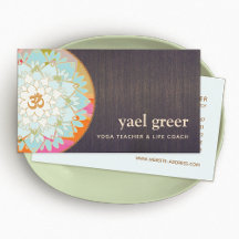 Yoga Instrutor OM Símbolo Lotus Mandala Art