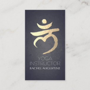 Cartão De Visita Yoga Instrutor Root Chakra Muladhara Mantra LAM