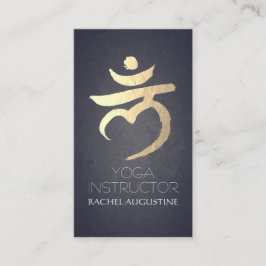 Cartão De Visita Yoga Instrutor Root Chakra Muladhara Mantra LAM