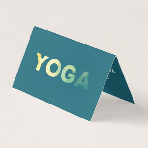 Cartão De Visita Yoga Mandala - treinador pessoal yogi