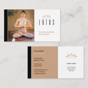 Cartão De Visita Yoga   Professora profissional