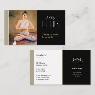 Cartão De Visita Yoga   Professora profissional