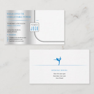 Cartão De Visita Yoga   Professora profissional