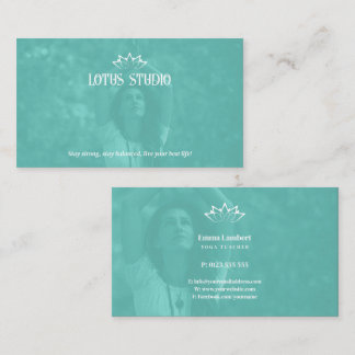 Cartão De Visita Yoga Studio | Professor pessoal