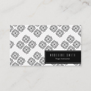 Cartão De Visita Yoga Studio Yoga Instrutor Mandela