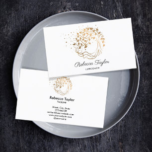 Cartão De Visita yoga trendy life eira tree