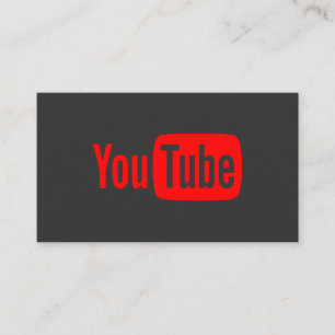 Cartão De Visita Youtube Youtuber Social Media Bloger Vloger