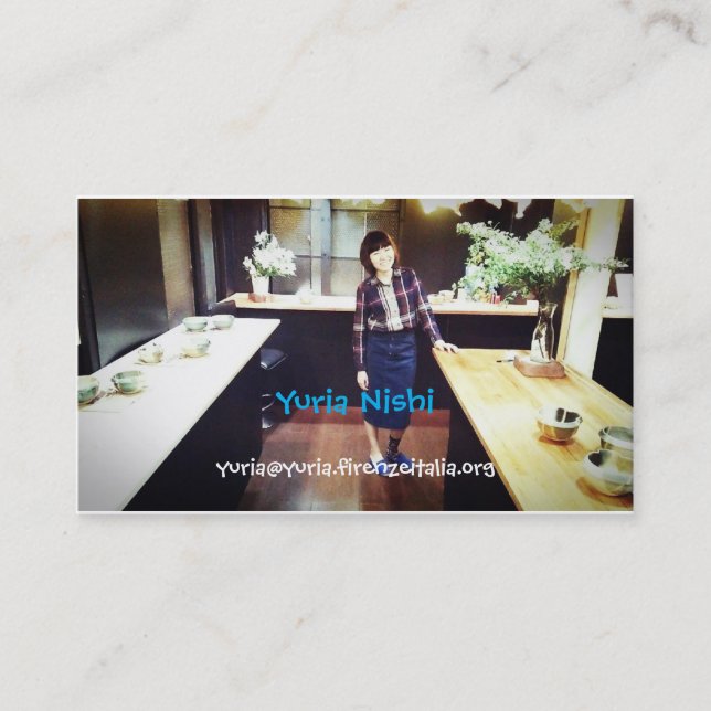 Cartão De Visita yuria (Frente)