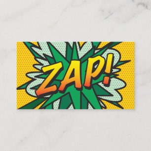 Cartão De Visita ZAP Fun Retro Quadrinho
