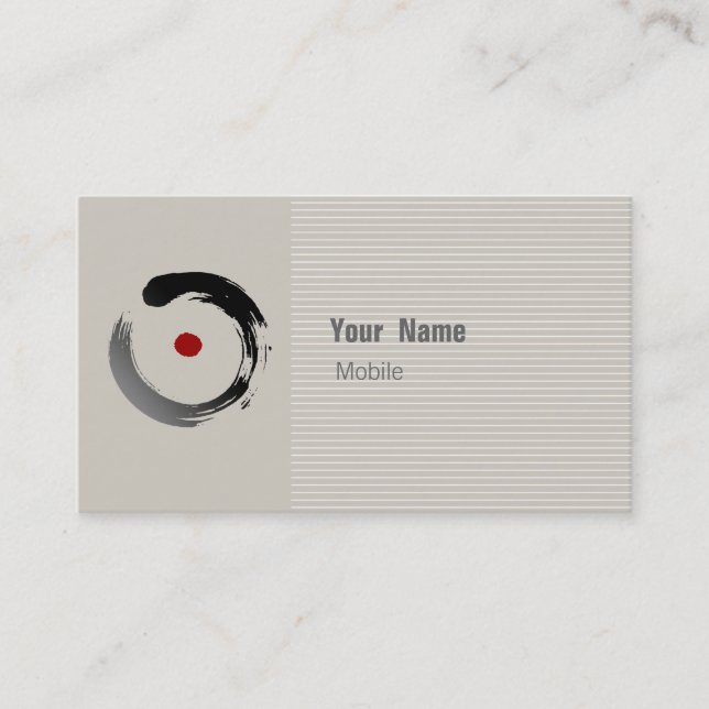 Cartão De Visita Zen Sketch (Frente)