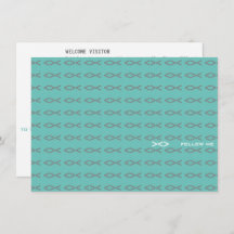 Cartão de Visitante de Peixe Jesus