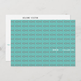 Cartão de Visitante de Peixe Jesus