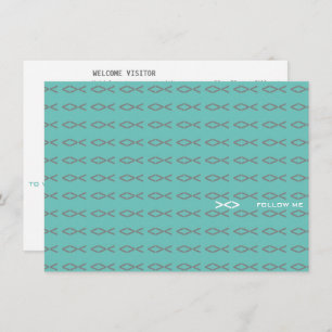 Cartão de Visitante de Peixe Jesus