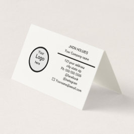 Cartão de Visitas Folha Dupla