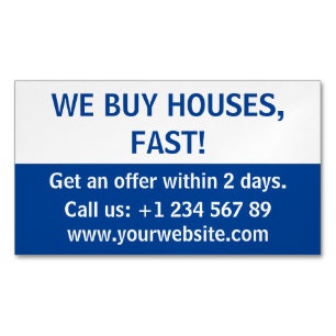 CARTÃO DE VISITAS MAGNÉTICO 